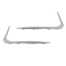 1Pair Front Bumper Fog Light Cover Trim Strip 51117475195 51117475196 for 7 Series G12 730Li 740Li 750Li 2019-2021