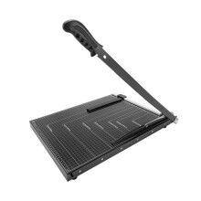 Guillotine Paper Cutter, Compact 10-Sheet Trimmer with Ruler for Cardstock, Photos, Scrapbooking, Offices and Classroom