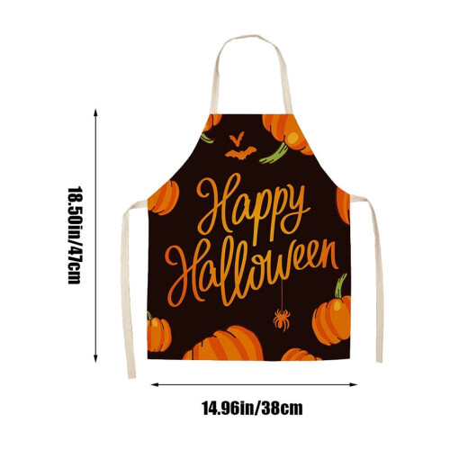 Halloween scary apron spooky kitchen decoration one piece 2