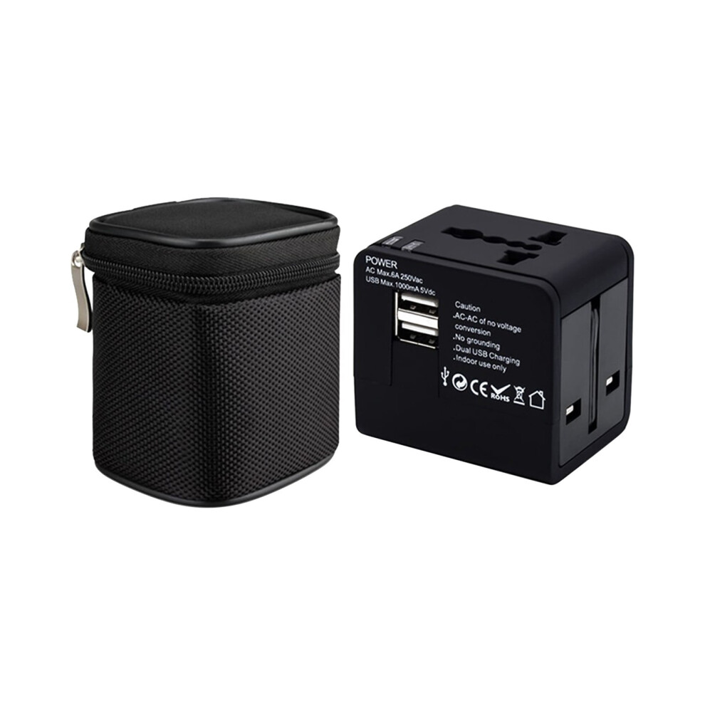 Universal Travel Adapter Ac Plug For Usa Eu Uk Aus 3A 975221674265
