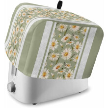Easter Toaster Cover 2-Slice Yellow Daisy Sage Green