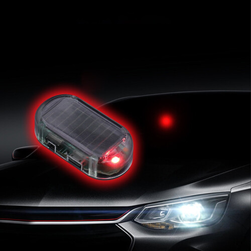 Solcellsdrivna LED-innerbelysning universell fejkkamera 1-pack 1