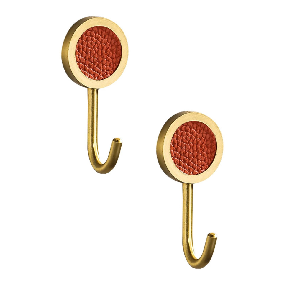 Xubond Round Wall Mounted Coat Hook Brushed Gold 1 Pack 975221679864