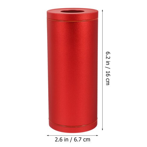 Sylindrisk tissueboks i aluminiumslegering, reisedekor 1