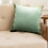 Green Chenille Sofa Pillow 45x45x10cm Decorative Cushion (1 5