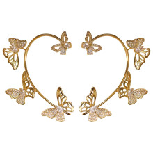 Cercei cu clips fluture pentru femei, 1 pereche