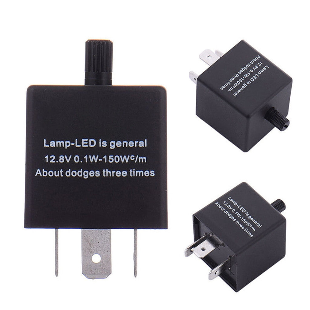 Cf13 3-Pin 12V Led Flasher Relay For Car Turn Signals 975221689894