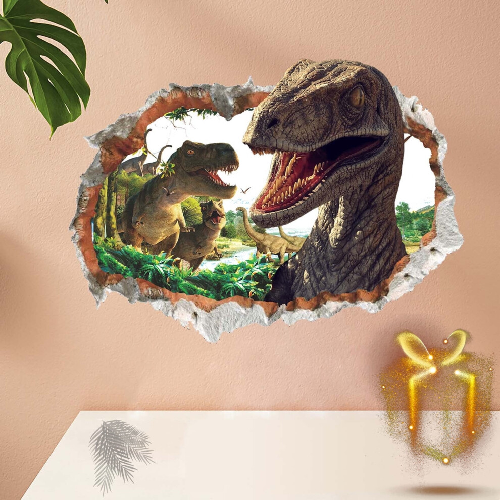 Dinosaur Wall Sticker For Living Room Bedroom 1 Piece 975221693679
