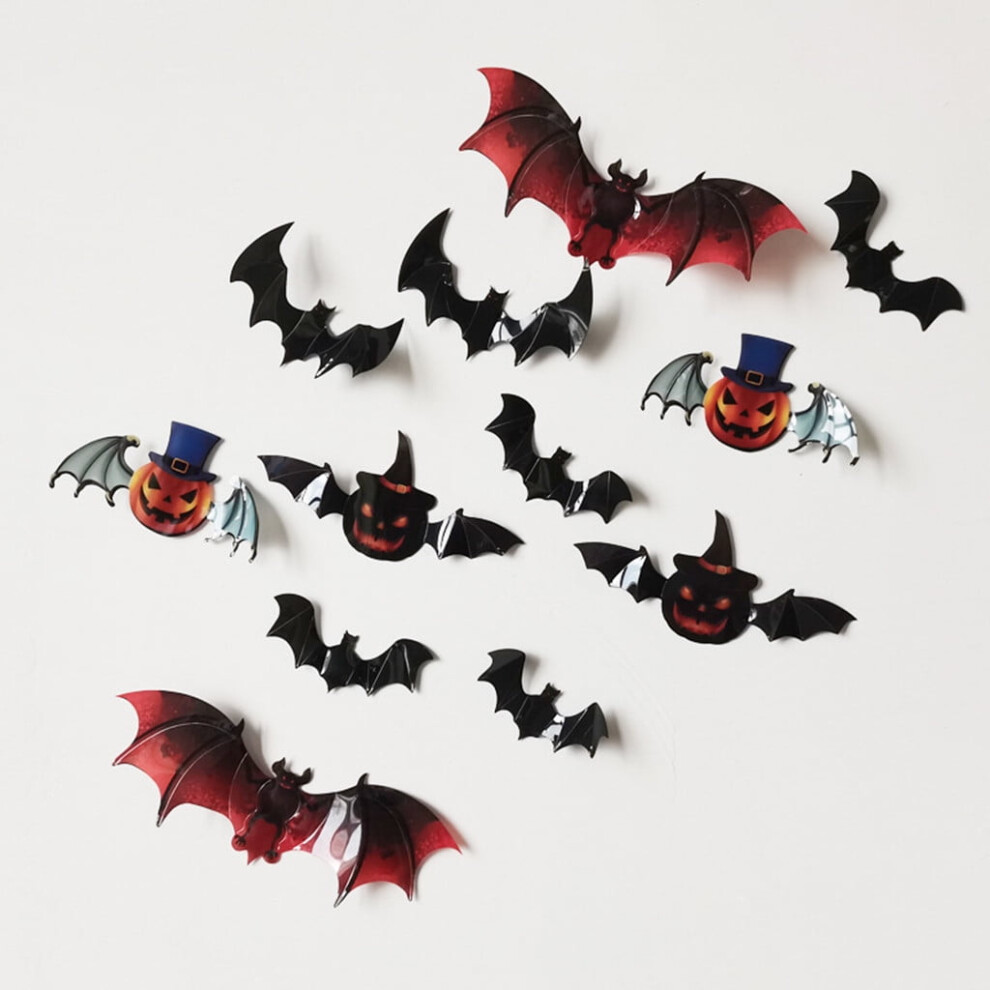 Halloween Pvc Wall Stickers Stereo Design 975221694355
