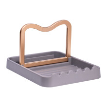 Estante para guardar utensilios de cocina con drenaje