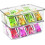 Tea Bag Organizer Stackable with Lid and 8 Compartments 1