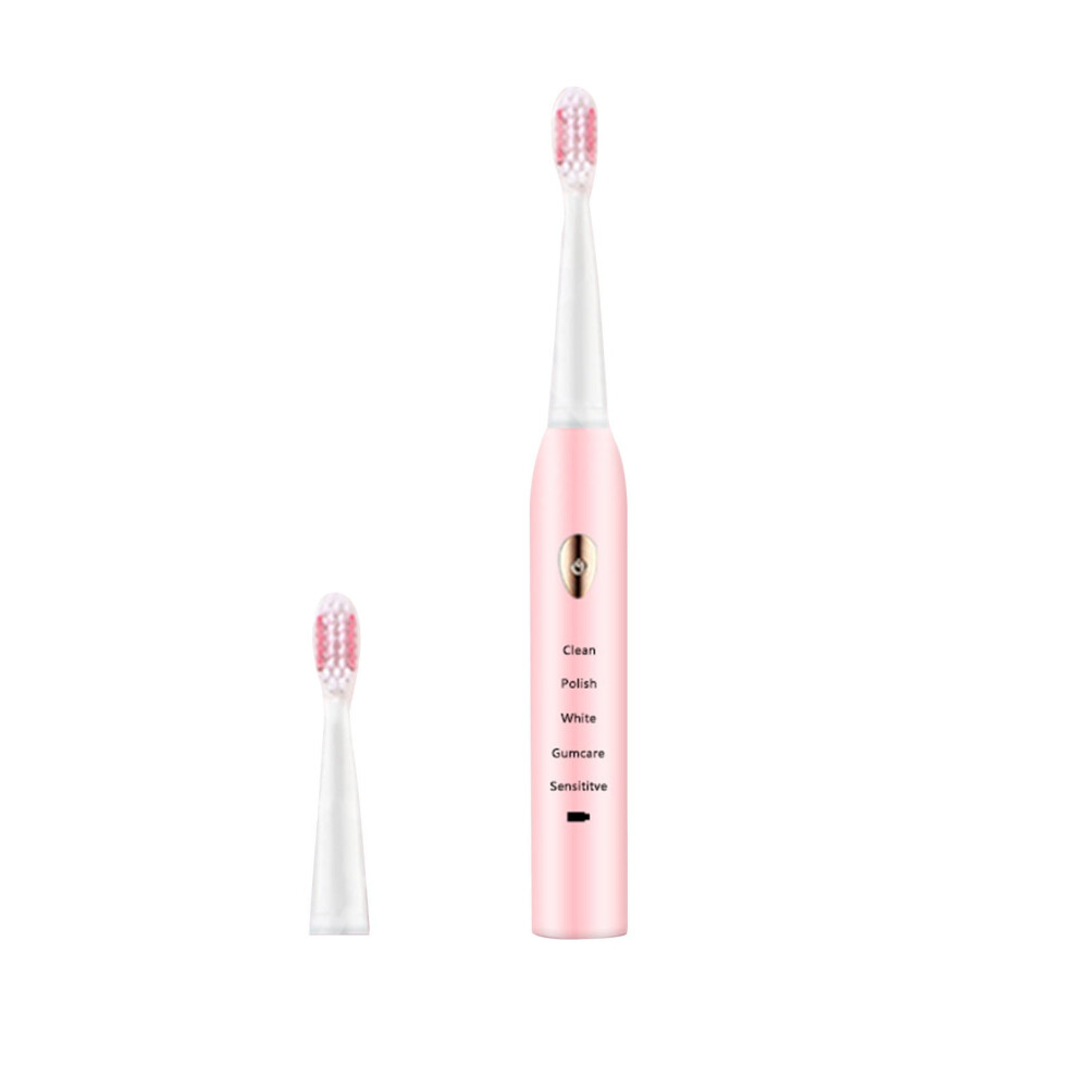 Kiplyki Electric Toothbrush with 2 Brush Heads, 5 Speeds,