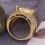 Men's Alloy Ring with Diamond Accents Oversized 4