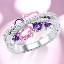 Bijoux féminins Kiplyki Fashion Diamant en forme de cœur