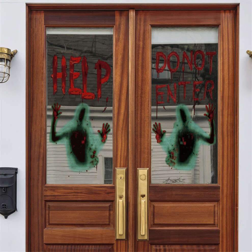 Halloween Witch Wall Stickers Removable For Window 975221694072
