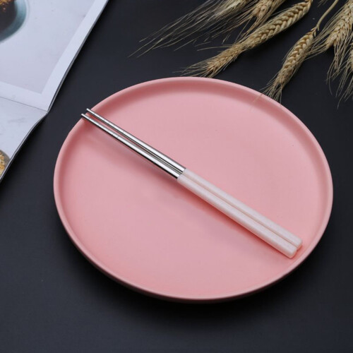 Stainless Steel Chopsticks Reusable Dishwasher Safe Set 1