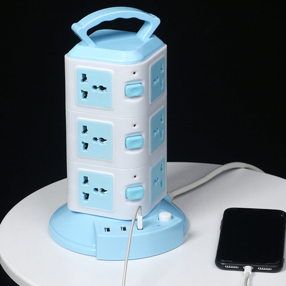 Power Strip Tower with 20 Sockets 3 USB Ports 6.6ft Cord-image-OPC-PW2TZ2K-NEW