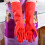 Latex Kitchen Gloves Waterproof Extra-Long 1 Pair 1