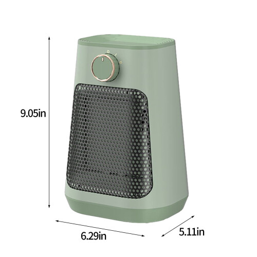 Space Heater 800W/1500W 2 Settings Auto Shut-off Quiet 2