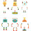 Robot Light Switch Wall Sticker Vinyl Decal 6 Styles 1