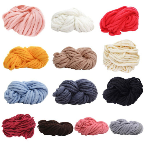 Super Soft Chunky Wool Yarn for Knitting and Crocheting 2
