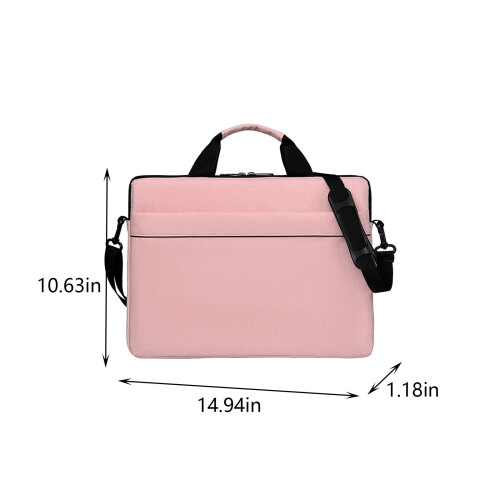Laptop shoulder bag 14.1-15.6 inch with strap 2