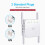 Wireless WiFi Range Extender Dual Band 1200Mbps 6