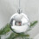 Yakbaofuo Christmas tree ball pendants silver 6 pcs 2