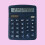 Basic 12-digit desktop calculator with large LCD and dual 4
