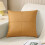Coussin décoratif en polyester jaune 45 x 45 cm 7
