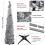 Christmas Tree 5ft Collapsible Tinsel Coastal Decor 2
