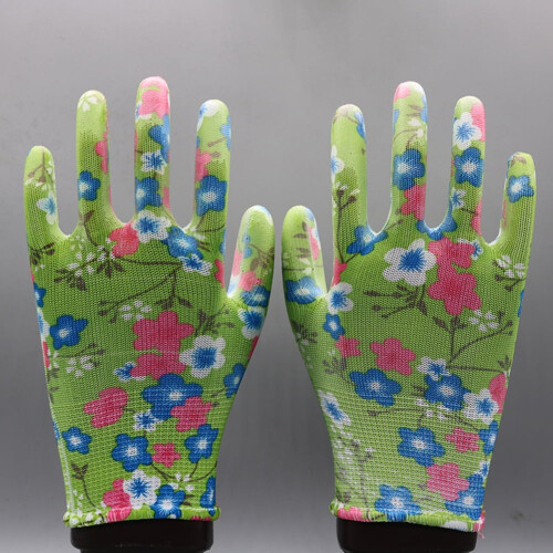 Reusable waterproof kitchen cleaning gloves 1 pair 1