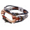 Viflosae Mi 6 replacement leather-beaded bracelet strap 2