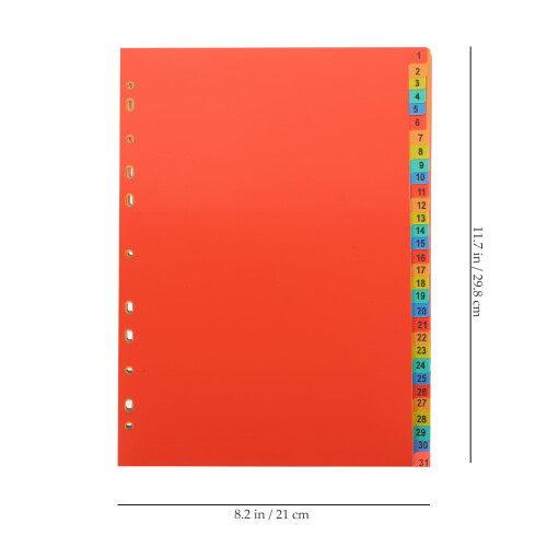 1 sæt A4-binddeler, arkivdeler, emnedeler til bind, notesbog til skolekontor 2