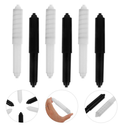 Toilet Tissue Roll Holder Plastic Retractable 1 pc 1