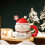 Christmas mugs ceramic Santa snowman 400ml 6