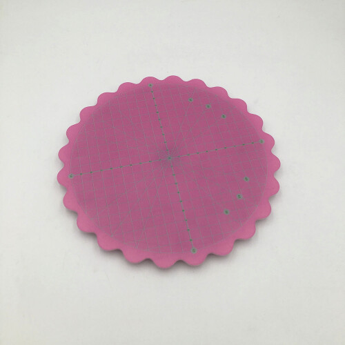 Rotating Cutting Mat for Quilting Pink 12-inch 1