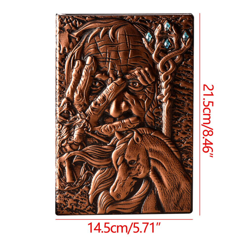 Retro Embossed Magician A5 Notebook 100 Pages 2