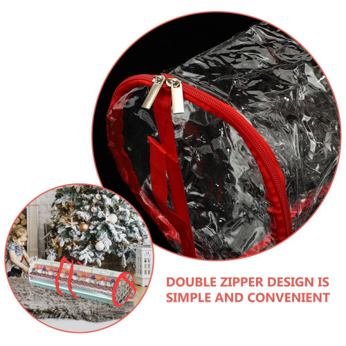 Clear wrapping paper tote organizer insert 1 pack 1