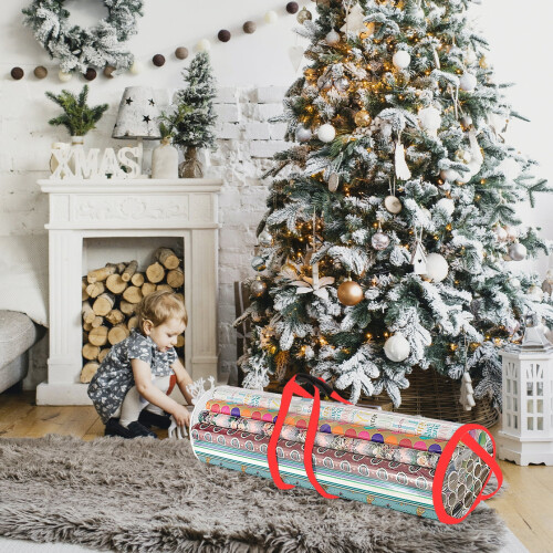 Clear wrapping paper tote organizer insert 1 pack 2