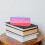 Pencil Case with Colored Pencils Purple High-Capacity 6
