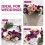 Bridal Tiara Headpiece with Artificial Flowers 4