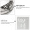 PTZ Dome CCTV Camera Wall Mounting Brackets 4 Sets 4