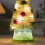 Viflosae Mini Pre-lit Christmas Tree with Flocked Pines, 6