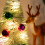 Mini LED Christmas Tree Flocked Pre-Lit Battery-Powered 8
