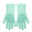 Silicone Dishwashing Gloves with Sponge Scrubbers 1 Pair 6