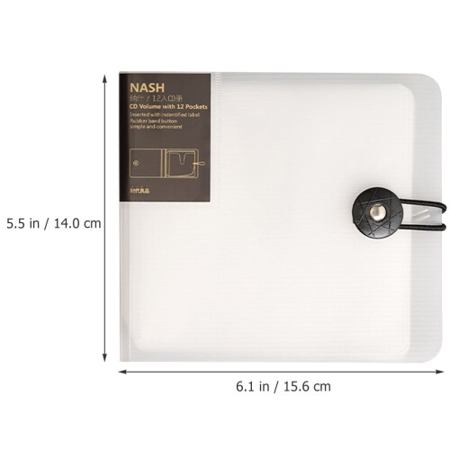 CD case binder storage book 12-slot organizer 2