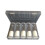 Coin Rolling Containers Transparent Blue 6 Pcs 5