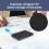 Calligraphy Ink Pad Black Plastic Stamp Box 6