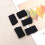 Finger Cots Protective Elastic 5pcs Black 5